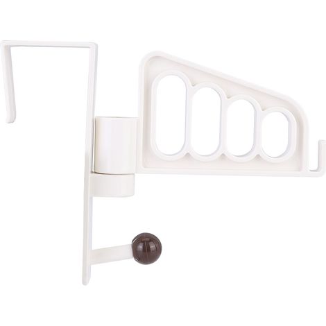 Accroche-porte libre pour serviettes et vêtements, rangement salle de bain et cuisine (1/5)
