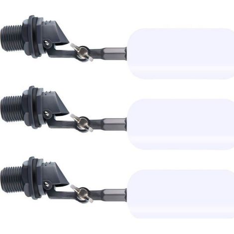 Flotteur de Boule - Robinet à Tournant Sphérique 1/2 Pouces - Pour Réservoir d'Humidificateur Étang Aquarium Osmose Inverse - 3 Pièces (1/5)