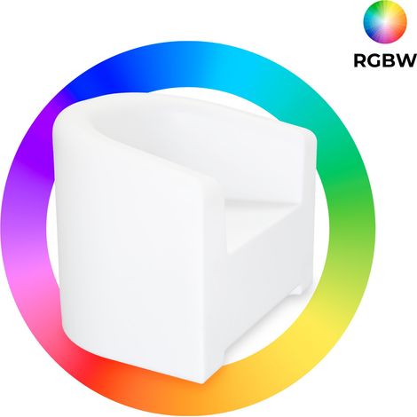 Fauteuil lumineux LED RGBW - 16W - Rechargeable
