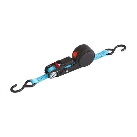 Spanngurt Strend Pro, selbstaufrollender Gurt mit Ratsche, 25 mm, L-4 m, max. 500 kg, Pack. 2 Stk.