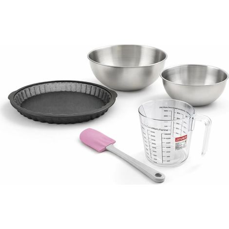 Set de 5 ustensiles de pâtisserie moule à gâteaux bol spatule et verre doseur Silicone fibre de verre Silicone fibre de verre Zenker Silicone fibre de verre (1/5)
