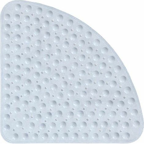 Insert de douche tapis de douche coin quart de cercle tapis anti-dérapant pour douches d'angle 5253cm (1/5)