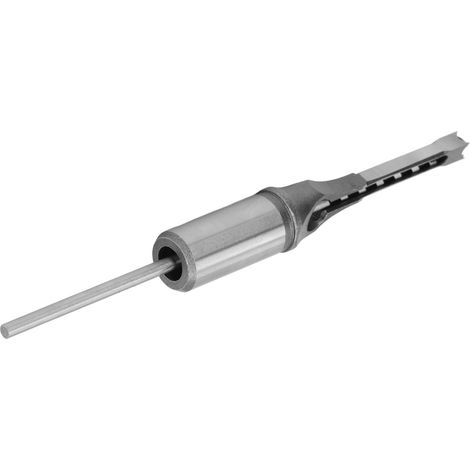 Foret à mortaiser à trou carré, ciseau à tenon réglable en acier allié, outil électrique pour le travail du bois de 6,4 mm. (1/5)