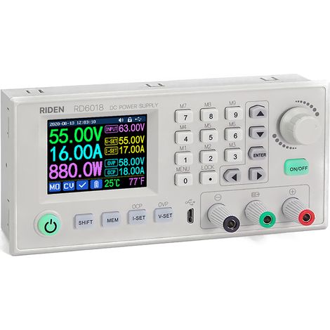 Boîtier de voltmètre extérieur d'alimentation numérique S800, adapté aux RD6012/RD6012W/RD6018/RD6018W (1/5)