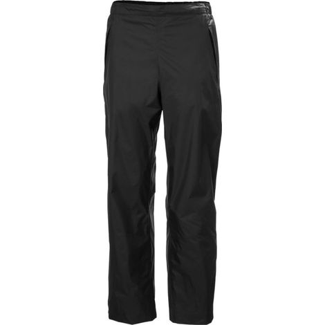 Pantalones impermeables Helly Hansen Loke 696638 para mujer, negros, talla M (1/5)