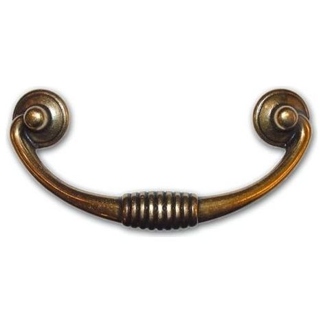 Maniglia Maniglietta per Mobili Oro Valenza 15115 Metal Style Handles 82x35 mm (1/2)