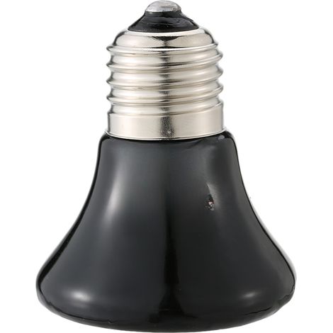 Ampoule chauffante infrarouge 110 V 50 W pour animaux de compagnie, culot E27, émetteur céramique, idéale pour les reptiles, tortues en période de couvage, amphibiens et autres animaux de ferme. (1/5)