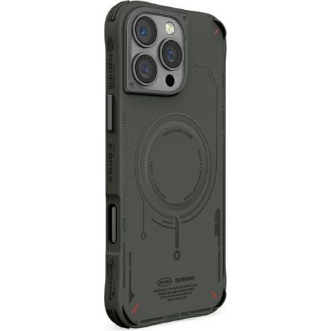 Funda de carga magnética Skinarma para iPhone 16 Pro Max, color oliva. (1/5)