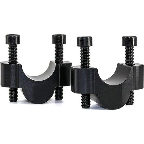 20 mm Lenkervorverlagerungen für Yamaha Tenere 700 19-24 Tourtecs Aluminium schwarz
