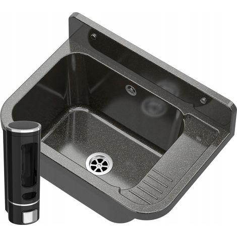 Evier utilitaire chambre a lessive noir paron distributeur garage set 85111826