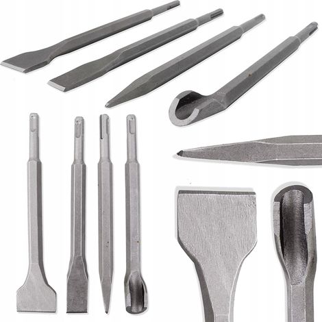 JUEGO DE 4 CINCELES PARA HORMIGÓN SDS SDS PLUS