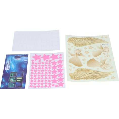 Stickers muraux pour chambres d'enfants, stickers muraux pour plafonds lumineux, stickers ailes d'ange pour bébés et chambres d'enfants (1/5)