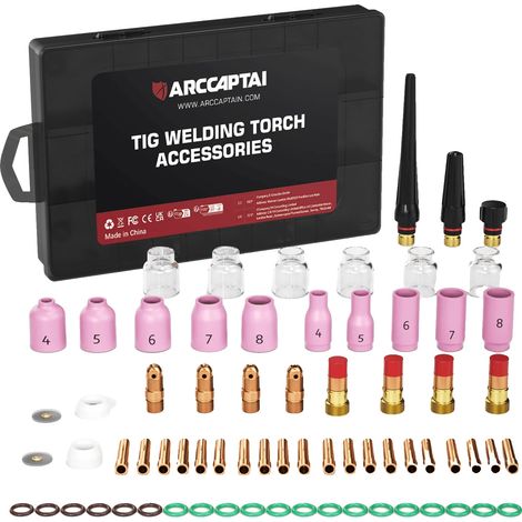 Schweißbrenner Zubehörset, 71 Teile, aus reinem Kupfer gefertigt, 71PCS AR-TA002 (1/2)