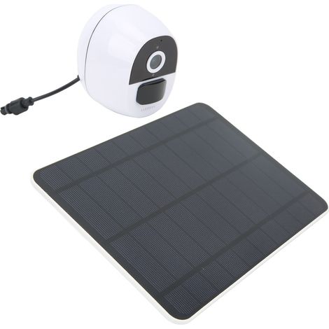 Caméra solaire extérieure 1080p couleur avec vision nocturne, sans fil WiFi, détecteur PIR et détection humaine (1/5)