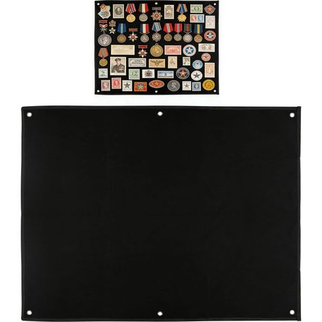 Taktisches Aufnäher-Panel 85 x 70 cm, taktische Präsentationstafel, faltbares Panel mit Ösen für Abzeichen und Aufnäher (1/5)
