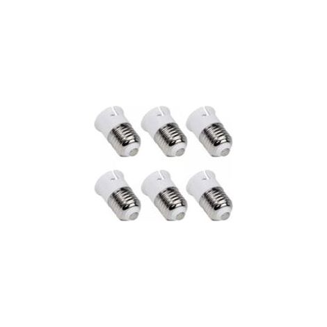 E27 vers B22 pour Ampoule LED à Baïonnette, Base de Lampe Convertisseur pour Passer de E27 à B22, Adaptateur à Vis vers Douille Baïonnette, lot de 6 (1/5)