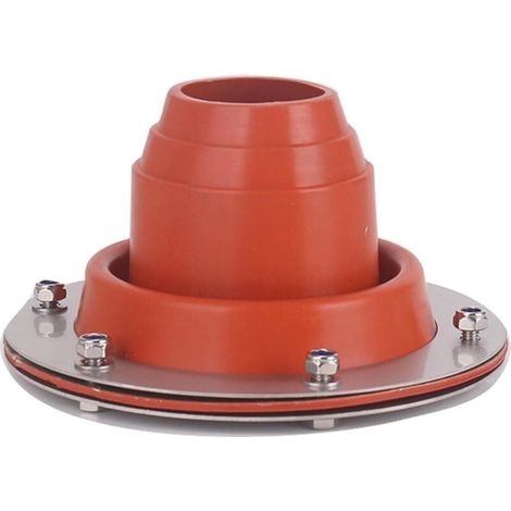 Joint silicone cheminée 5,5 cm résistant UV intempéries pour poêle bois tente installation rapide étanche durable (1/5)