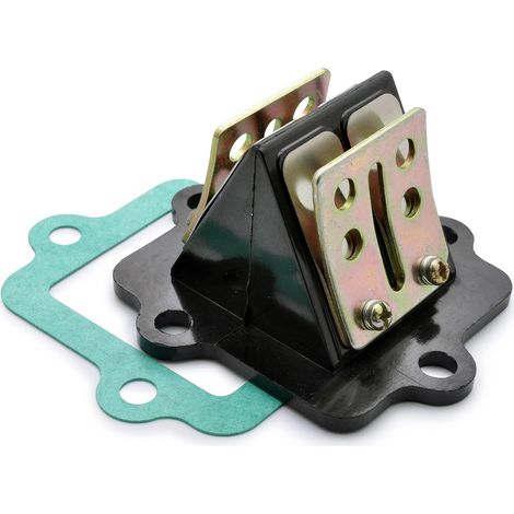 1 - Boîte à clapets - Carburateur - Compatible MBK Nitro Aerox Jog-R Ovetto Neo&39s Moteur Minarelli Horizontal 12-21mm Noir (1/5)