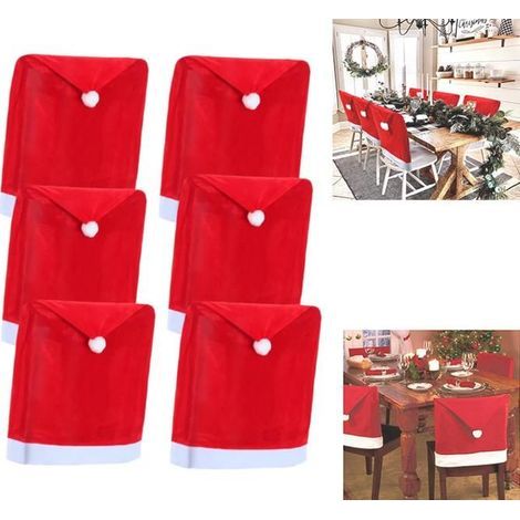 Christmas Chair Covers, Festive Decor for Year-End and New Year Celebrations