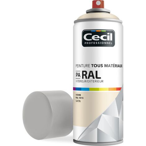 Vernice spray acrilica RAL 1015 Beige crema avorio chiaro semi-opaco satinato Cecil (1/3)