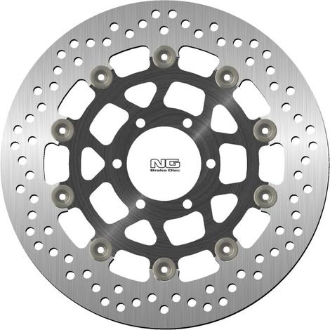 Disco de freno delantero NG para Yamaha TZ 250 '93, (280 x 64 x 5 mm) (6 x 8,25 mm) (centro de aluminio)