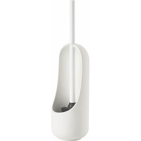 Brosse WC design Blanc 12x12x41 cm (1/2)