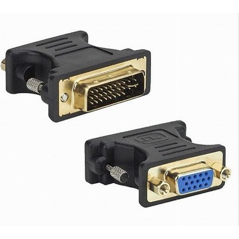 Adaptateur Tv Video Connecteur Vga Femelle Vers Dvi Male Convertisseur C-053 (1/3)