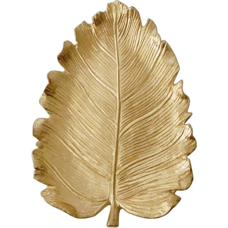 Bol - Résine - Forme Feuille - Décoratif et Fonctionnel - Pour Rangement et Affichage - 1 Pièce