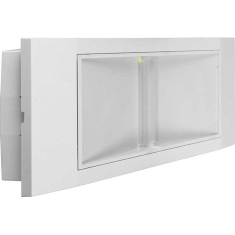 Lampada Emergenza LED Slim , 11W, 1 ora di autonomia, 130 Lumen, IP40, Installabile a parete, 16 LED