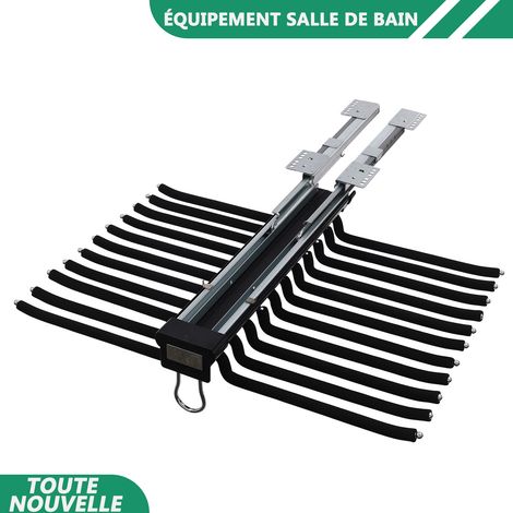 WAOBDLA Pantalons rétractables Rack Armoire placard suspendu Pantalons Rack alliage d'aluminium (1/5)