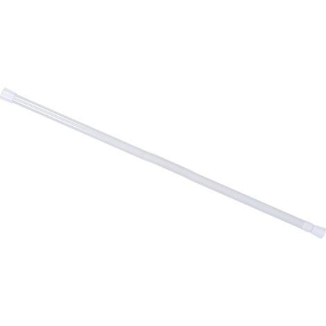 Barre de rideau de douche télescopique extensible à ressort pour salle de bain, 105-190 cm (1/5)