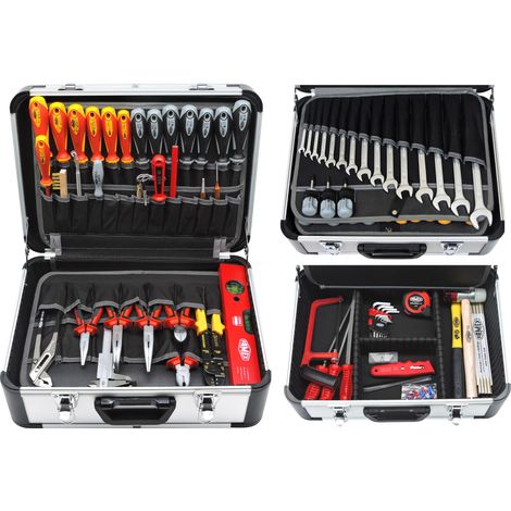 FAMEX 419-91 Coffret d'outils de mécanicien, Boite à outils complète - PROFESSIONAL
