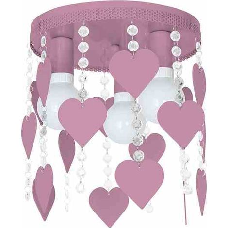 Deckenleuchte Corazon 1 E27 Pink Milagro MLP1149 (1/5)