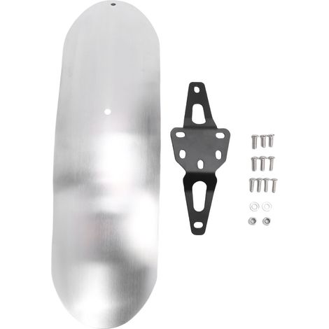 Garde-boue avant de moto monté en hauteur en alliage d'aluminium, couvercle de garde-boue long de remplacement pour Triumph Street Twin 900 2016-2025 argent