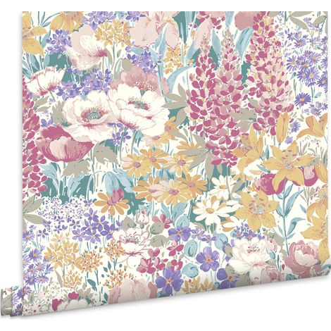 Laura Ashley Vliestapete Everingham Meadow Multi 10mx52cm (1/5)