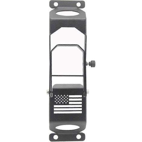 Charnière de porte de rechange, marchepied métallique, compatible avec Jeep Wrangler JK 2007-2017, noir (paire) (1/2)