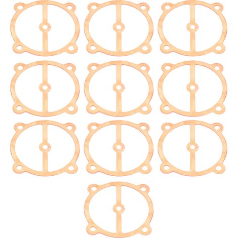 10 Pièces Joints de Compresseur 65mm avec Plaques Valve en Cuivre 0.25/0.36mm pour Pompe à Air 2.2‑3KW (1/5)