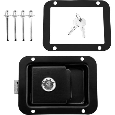 Cerradura de puerta de autocaravana, kit de seguridad para autocaravana, armario, apartamento, trabajo. (1/5)