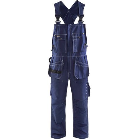 Giacca da lavoro con bretelle 2600 - Navy 44 (1/4)