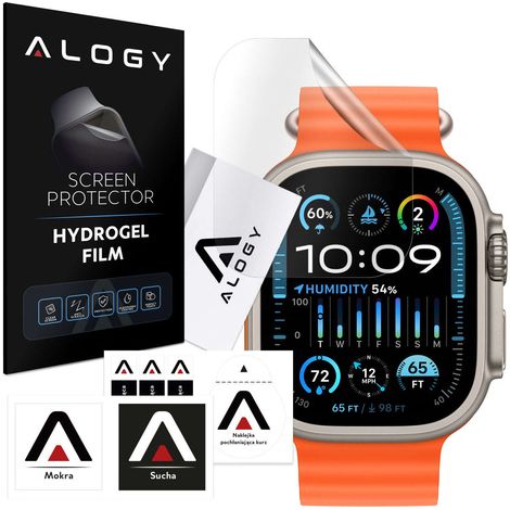Pellicola protettiva in idrogel Alogy per Apple Watch Ultra 2 49mm (1/5)