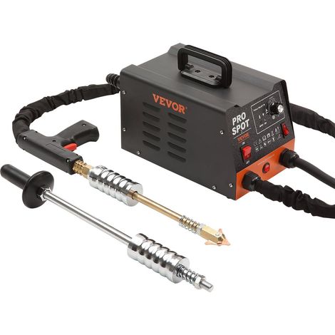Kit de réparation de bosses avec soudeuse à points 3 kW et extracteur, 6 modes de soudage pour un travail efficace. (1/5)