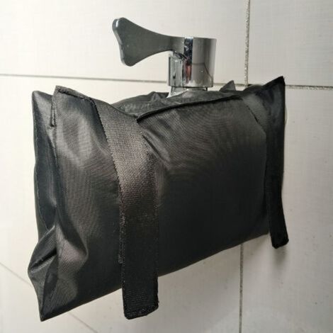Couvercle de robinet d'hiver, protection contre la congélation pour robinet externe, couvercle isolant pour tuyau de bavoir noir