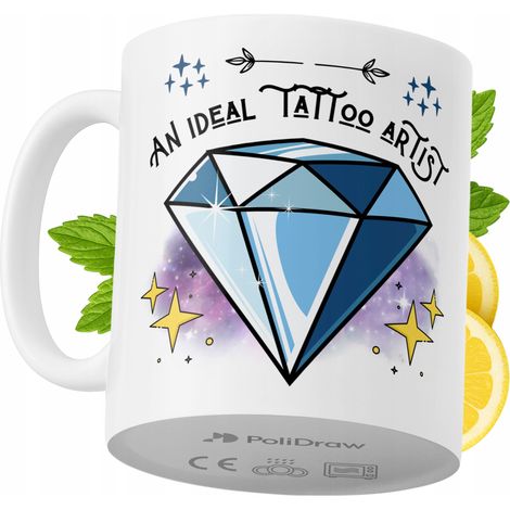 Lustige Tasse für Tattoo-Künstler – Kaffee- oder Teetasse mit witzigem Textdesign – ideal für Geburtstage, Namenstage, Feiertage und besondere Anlässe. Hochwertige Tasse für Zuhause, Büro und Arbeit. 