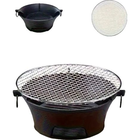 Gril d'extérieur, Design portable, Taille compacte, 1 ensemble (1/2)