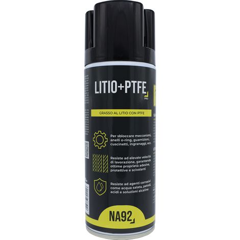 Grasso al Litio con Teflon NA92 LITIOPTFE 400 ml per Uso Professionale (1/5)