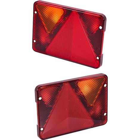 2 Cabochons Feu 6 fonctions AJBA RL 80 gauche et droit 6 fonctions - Position, stop, éclairage plaque, anti brouillard (1/5)