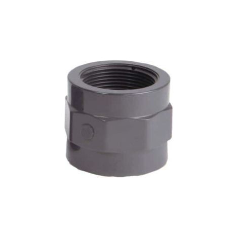 Raccordo filettato in PVC da incollare D50