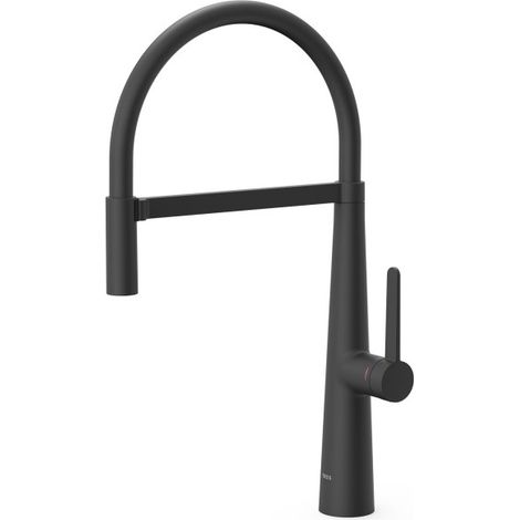 Mitigeur cuisine à bec flexible BLACKMAT (noir mat) - TRES 23048702NM