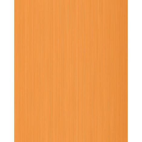 Unicolour-wallpaper wall EDEM 598-26 blown vinyl wallpaper textured with stripes matt orange pastel-orange yellow-orange 5.33 m2 (57 ft2) (1/5)