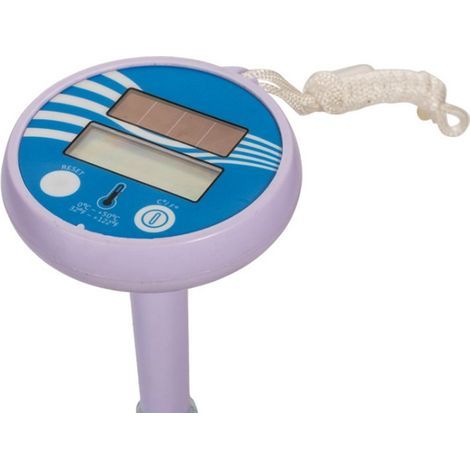 Floating digital solar thermometer for swimming pools, for measuring the water temperature of pools, spas, hot tubs and aquariums - AquaForge (1/5)